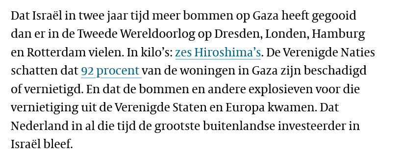Jonathan Huseman (@jonhuus) on Twitter photo Hier legt <a href="/bramvermeul/">Bram Vermeulen</a> vinger op zere plek. We weten welke Nederlandse politici hiervoor verantwoordelijk zijn en waren. Het is aan ons om hen rekenschap te laten afleggen voor hun keuzes en ze, waar die strafbaar waren, voor het gerecht te brengen.
volkskrant.nl/columns-opinie… Hier legt <a href="/bramvermeul/">Bram Vermeulen</a> vinger op zere plek. We weten welke Nederlandse politici hiervoor verantwoordelijk zijn en waren. Het is aan ons om hen rekenschap te laten afleggen voor hun keuzes en ze, waar die strafbaar waren, voor het gerecht te brengen.
volkskrant.nl/columns-opinie…