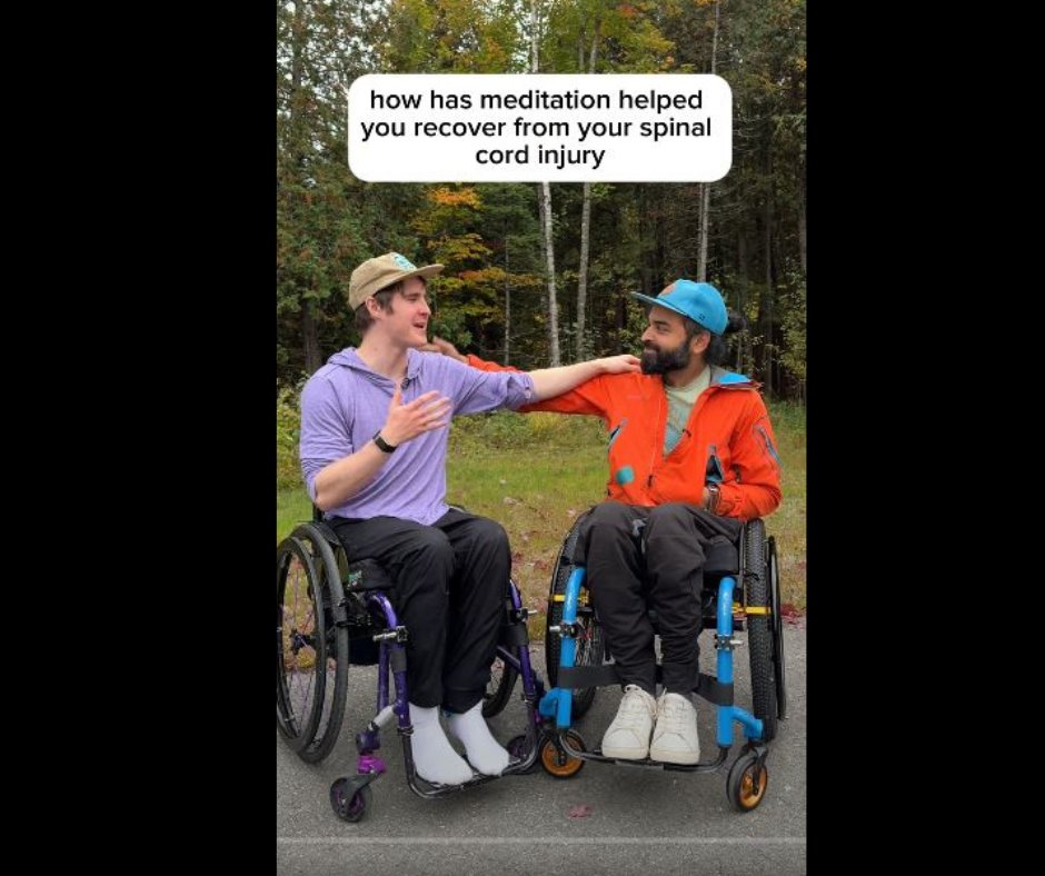 SPINALpedia's tweet image. From Mason Branstrator: &quot;Meditation for healing body and mind.&quot; A tool that many people with spinal cord injuries use to heal

spinalpedia.com/community/vide…

#Meditation #spinalcord injury #paraplegic