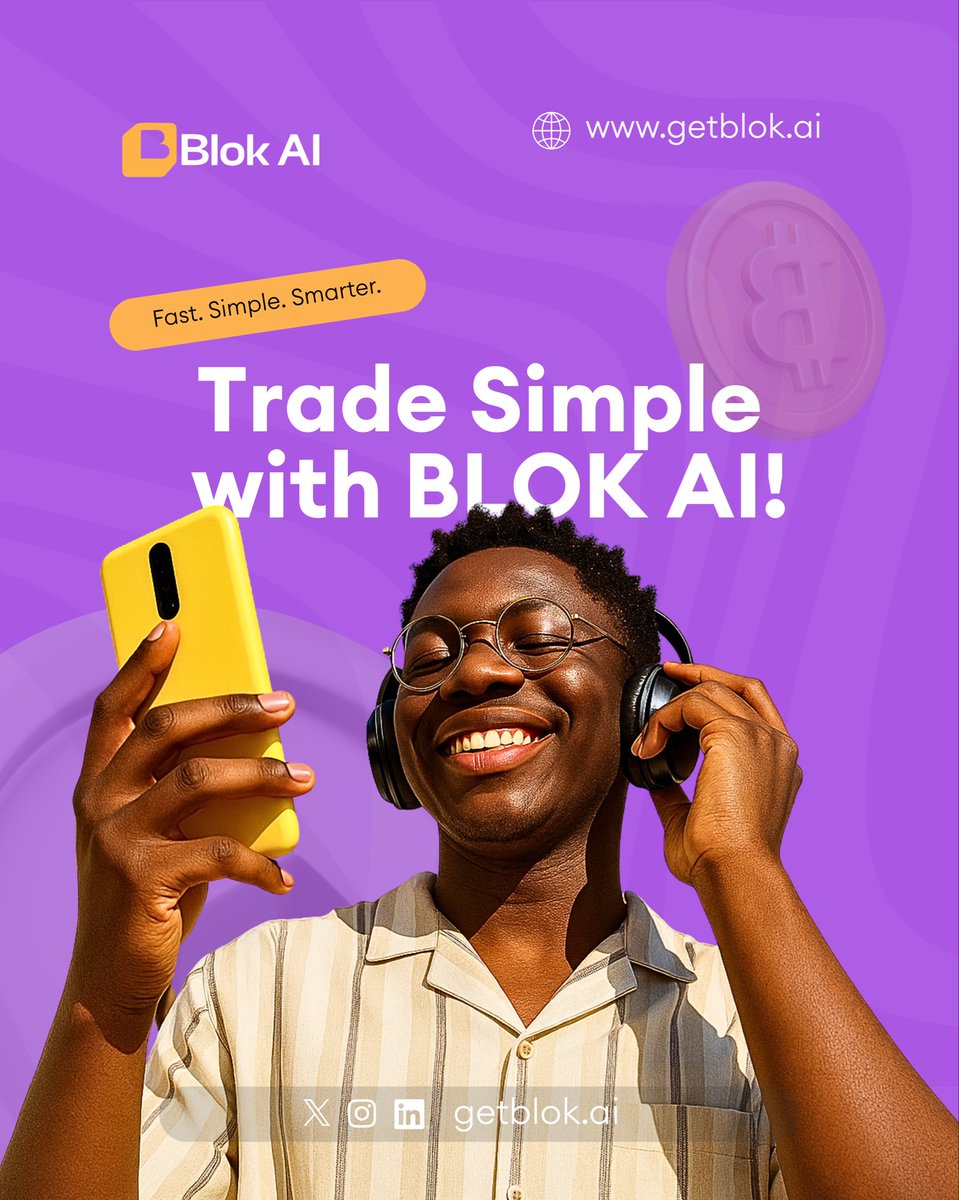 getblokai's tweet image. It’s all about simplicity on this side.
Cheers to a new week! 💜