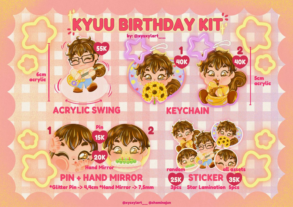 xysxylart__'s tweet photo. 🔄&amp;❤️ appreciated!🌻

˚ ༘ ೀ⋆｡˚ KYUU BIRTHDAY KIT ˚ ༘ ೀ⋆｡˚

PRE-ORDER IS OPEN‼️‼️ ٩(ˊᗜˋ*)و 

📆 PO 13 Okt - 20 Okt 2025
🔗 https://t.co/iXG1nJOXpO

🛍️ Pick Up at The Blaze Jakarta 8 Nov
💌 Mail Order (Shopee)

#THEBLAZEinJAKARTA #THEBOYZ #JICHANGMIN #Q #더보이즈 #지창민 https://t.co/z5FM73tarh