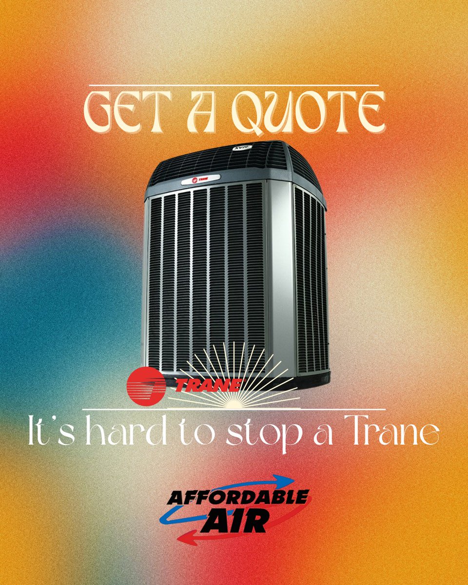 aairchilli's tweet image. A TRANE system doesn’t just cool or heat — it transforms your comfort. 🌬️
Trust Affordable Air to install it right the first time!
📞 (740) 773-4499
💻 affordableairchillicothe.com
#Trane #HomeUpgrade #ComfortMadeEasy #AffordableAir
