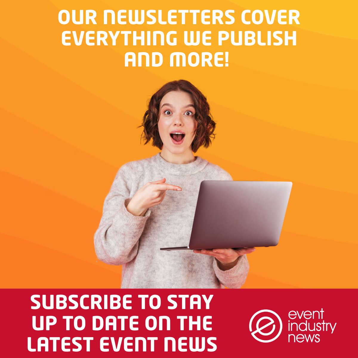 EventNewsBlog's tweet image. #EventProfs The Event Industry News newsletter is the best way to keep up to date on the latest news, features and podcasts that we publish as well as exclusive offers sent to our readers.
Subscribe today: eventindustrynews.com/newsletter