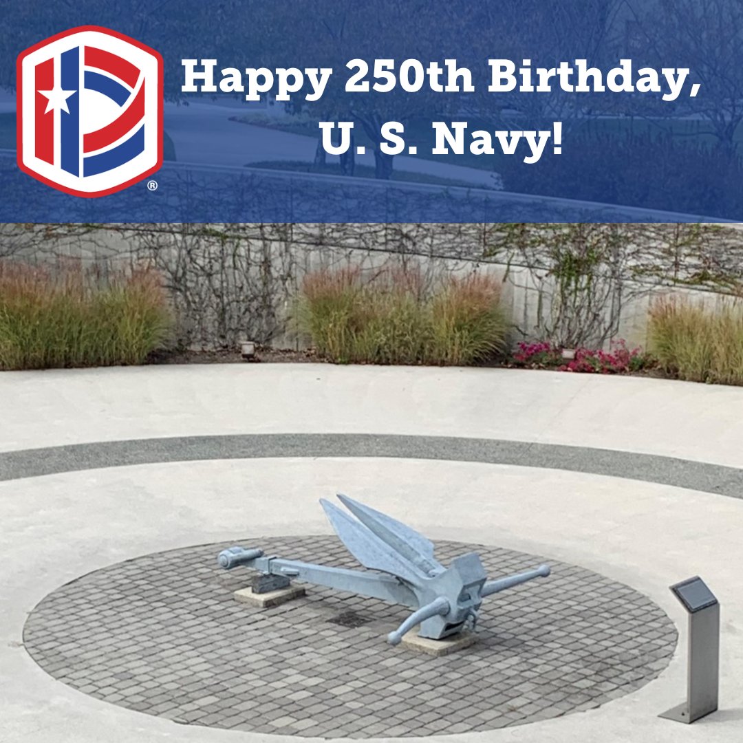 Happy 250th Birthday, U.S. Navy! Thank you to every sailor for all you do to protect our freedom. Navy veterans receive complimentary admission to the Memorial today (admission is always free for Active-duty service members). #USNavy