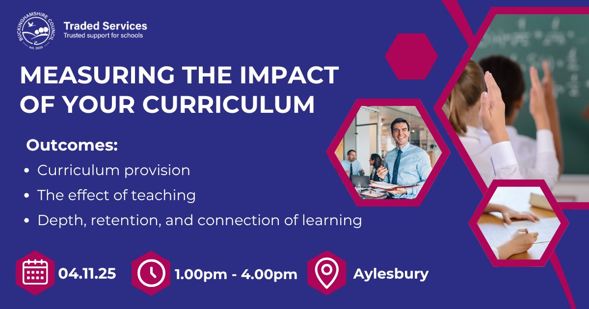 Learn how to evaluate your curriculum's impact and walk away with the tools to drive real achievement and growth with this BESST course. 

Find out more &amp; Book here: ow.ly/CeGL50X9OPC