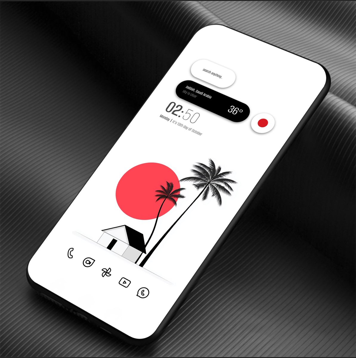 ManjothiAshraf's tweet image. #Wallpaper @RajjAryaa
#Widget Flux #kwgt @rajjaryaa
#Icons Reev Dark @GrabsterStudios
#Template @andro_idfans @hishoot2i @nalankang1
#soashraf #WithNova #android #homescreensetup #homescreen #red #minimal