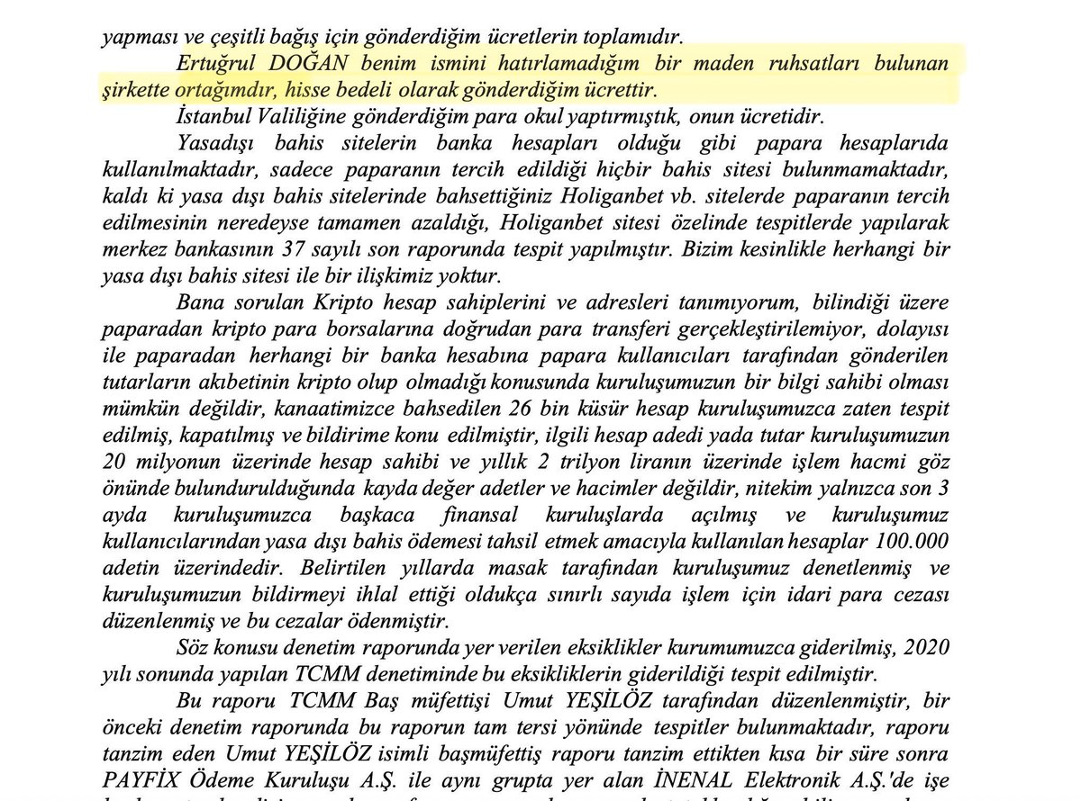 Murat Ağırel: Gündeme düşen ve haberlerde yer alan bilgi doğru:

PAPARA sahibi Ahmet Faruk Karslı’nın, Trabzonspor Kulübü Başkanı Ertuğrul Doğan’a 485 milyon TL gönderdiği, iddianamede açıkça yer alıyor.
İddianamede bulunan tabloyu da ek olarak paylaştım.

Söz konusu para