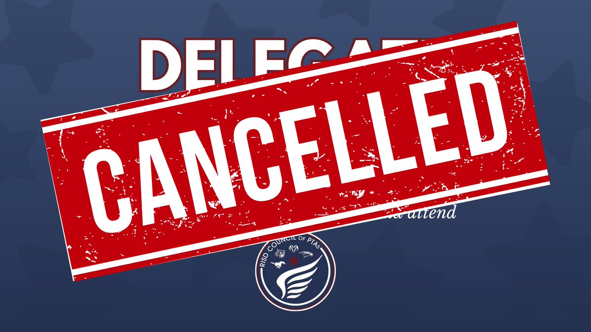 🚨🚨This month's delegate meeting has been CANCELLED.🚨🚨

Local Unit Presidents, Council Delegates, Principals and Council Board members - you're off the hook; enjoy your Thursday morning!