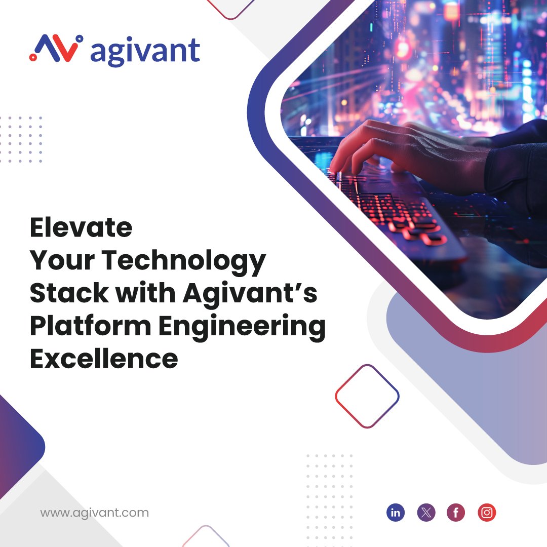 AgivantTech's tweet image. Enable your business to enhance its engineering capabilities and build the right products. Our platform engineering engagements focus on driving business agility & acceleration to achieve significant competitive advantage.
Read More: agivant.com/platform-engin…
#PlatformEngineering