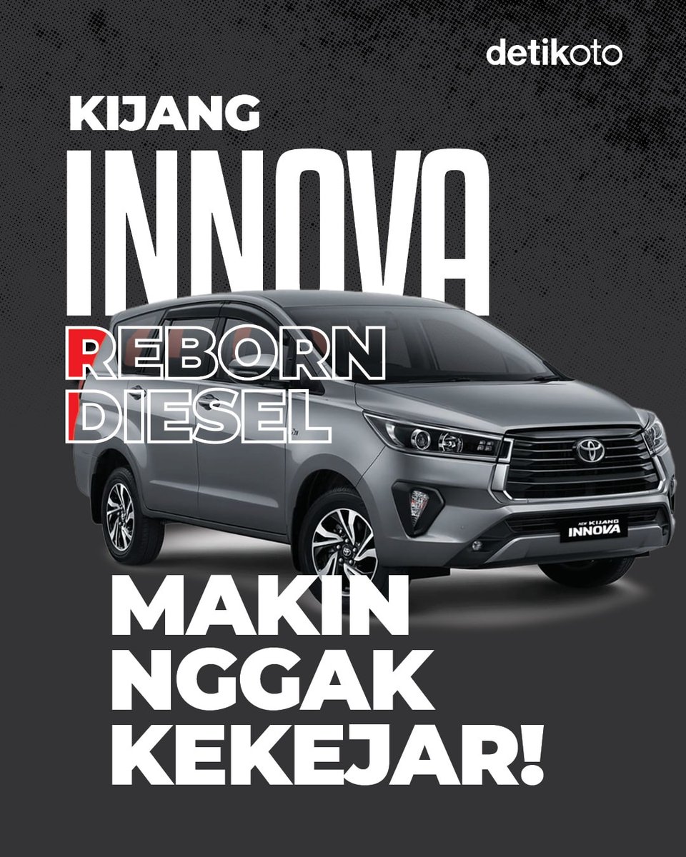 detikoto's tweet image. Kijang Innova Reborn makin tak terkejar. Penjualannya melesat, meninggalkan Kijang Innova Zenix. Nah, kalo detikers pilih yang mana nih? 🤔

&amp;gt;&amp;gt; oto.detik.com/mobil/d-815841…

#Kijang #KijangInnova #KijangInnovaReborn #InnovaReborn #Innova #InnovaZenix #Otomotif
