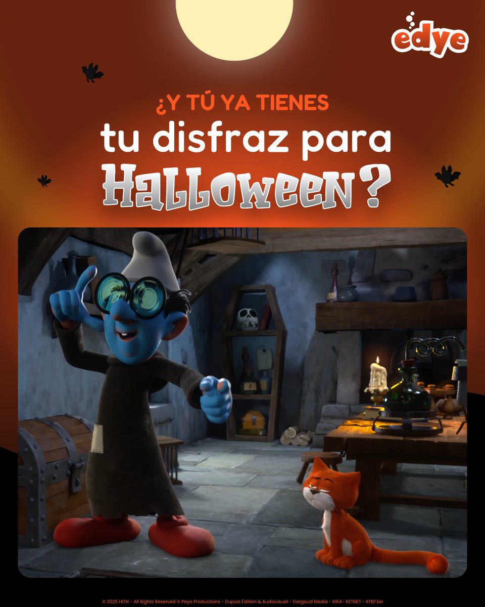 🎃👻 Cuando quieres atrapar #Pitufos… y disfrutar del espíritu de Halloween 💙

Gargamel decidió que este año su disfraz sería… ¡de Pitufo! 🧙‍♂️➡️🧝‍♂️

¿Será que ahora sí logra infiltrarse en la aldea? 🤔✨

👉 Descubre más travesuras y risas de #Halloween en Edye.

#HumorHalloween