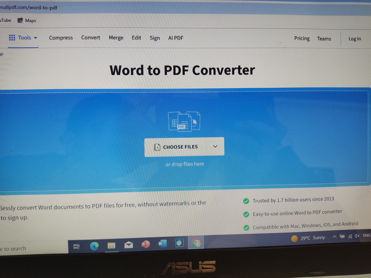 Aslan_G_h's tweet image. تازه فهمیدم دوستم که مهندسی کامپیوتر می خونه برای تبدیل word به pdf به جای word آفیس از سایت استفاده می کنه🤦