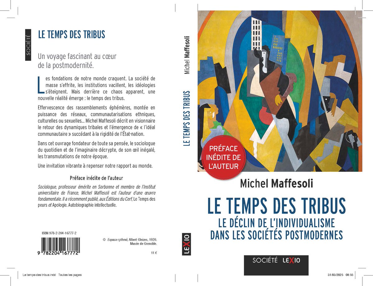 Mardi 14 octobre . Conférence à Metz: tribalisme postmoderne .