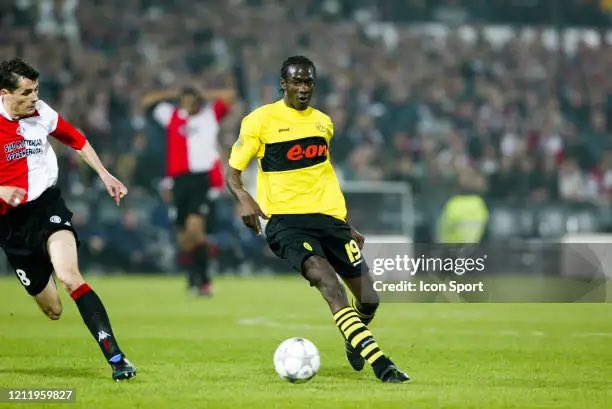 theyawofosu's tweet image. Lost files 🎭

Otto Addo! 

UEFA Cup final 2002 🟡⚫️