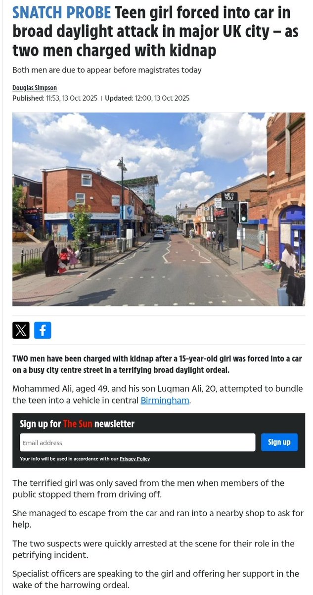 OkayBiology's tweet image. Mohammed Ali and his son Luqman Ali have been charged with kidnapping, false imprisonment and assault after they tried to abduct a teenage girl in Birmingham.