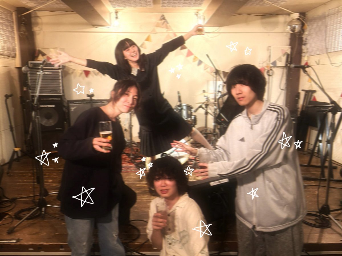 2025.10.12（日）
@下北沢モナレコード

素敵な日になりました！
次は昼 夜の2公演、目に焼き付けて⟡.·

❇️next 10.25（土）@下北沢LIVEHAUS