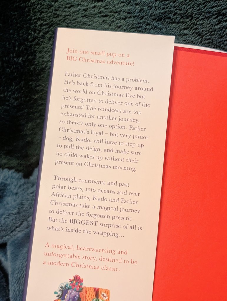 Thank you <a href="/HarperCollinsCh/">HarperCollins Children's Books</a> for this finished copy of The Very Last Christmas Present by <a href="/AdamBaron5/">Adam Baron</a>, illustrated by <a href="/Benji_Davies/">Benji Davies</a> 

"A magical, heartwarming and unforgettable story, destined to be a modern Christmas classic."

Out 23rd October