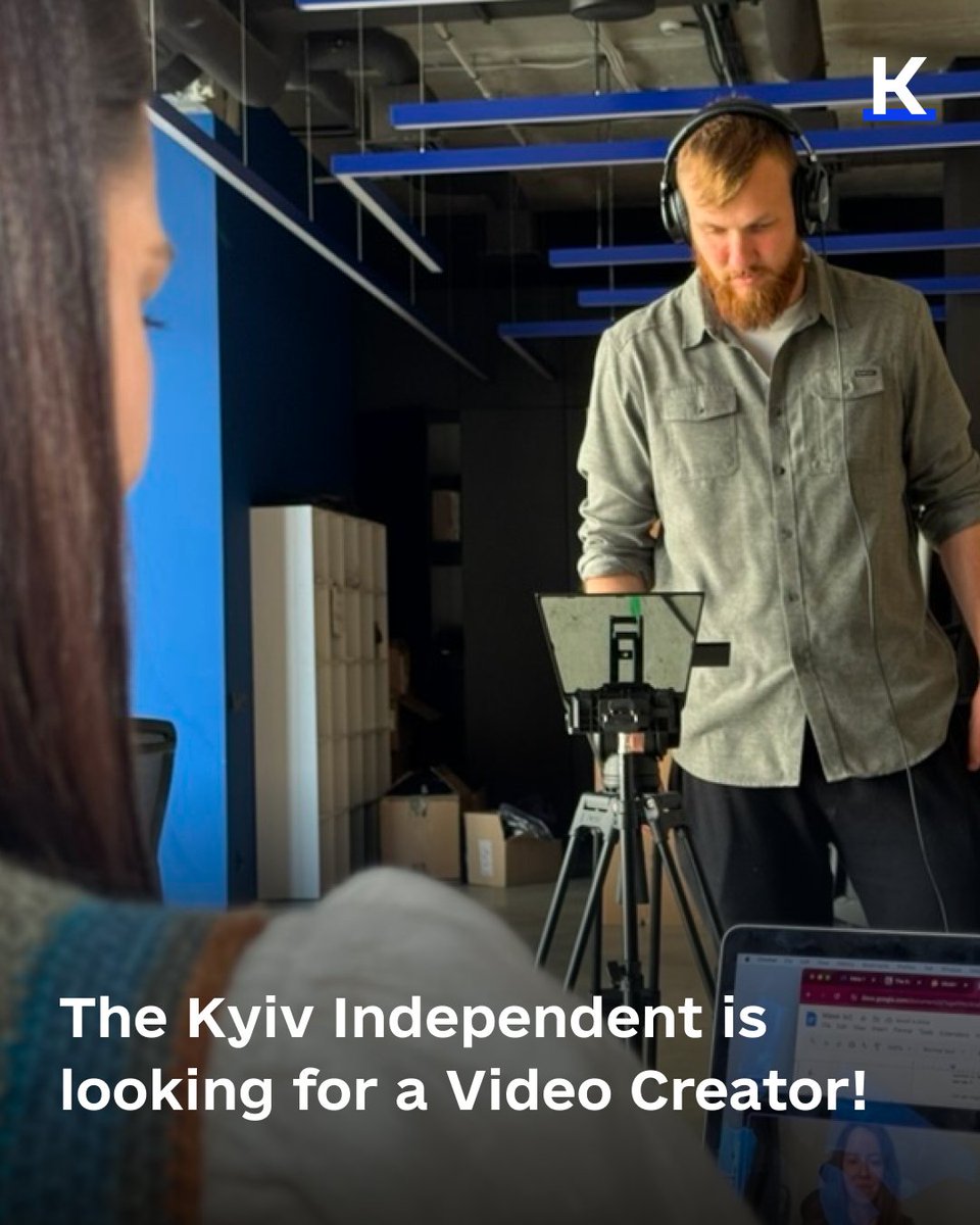 KyivIndependent's tweet image. The Kyiv Independent is seeking a Video Creator to join our team.
This role blends technical capabilities with artistic vision to create visual stories that inform our YouTube audience about all things Ukraine — its current events, its culture, its history and more. Our primary…