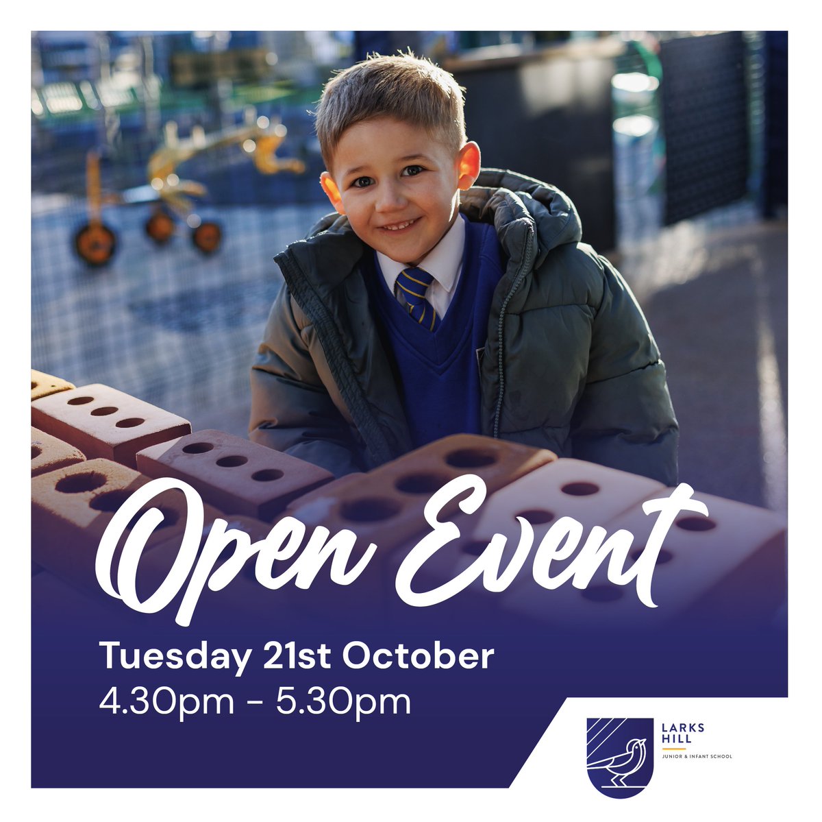 Reception Open Evening!
Join us on Tuesday 21st October 4.30pm-5.30pm for new starters in September 2026.
We hope to see you there