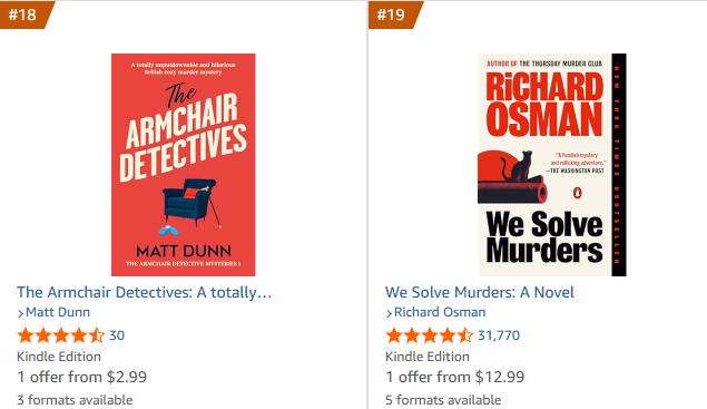 Just saying (fortunately it's not done on number of reviews!)...