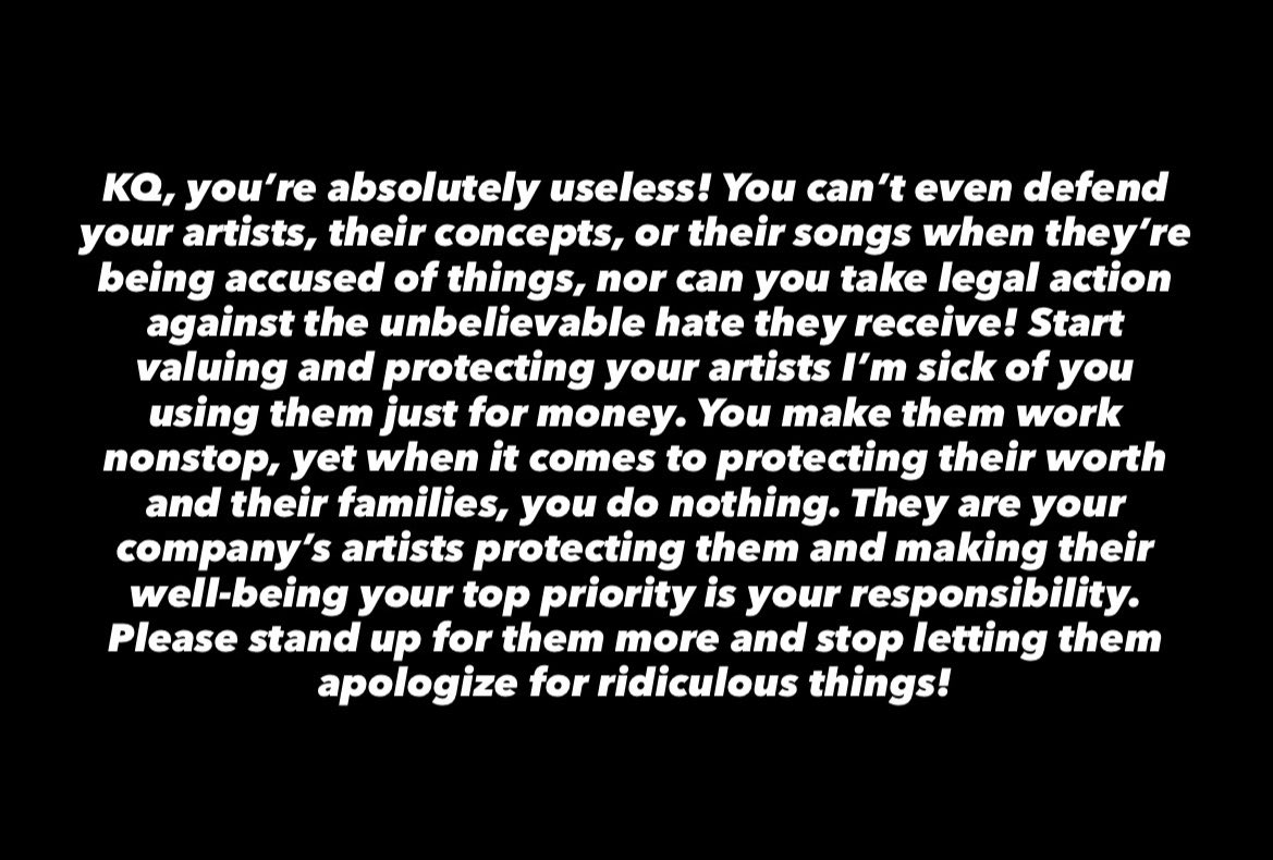 #KTINYSAPOLOGIZETOSAN
#WELOVEYOUSAN
#RESPECTSAN