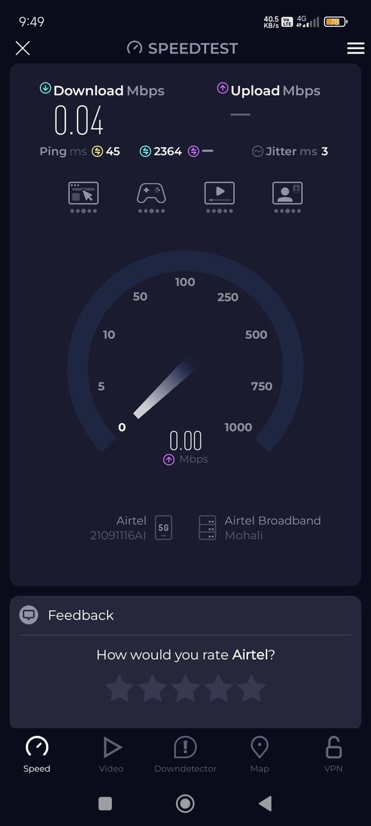 VikasVarchit's tweet photo. #AirtelDown #Airtelchor https://t.co/B9DMUKsDuW