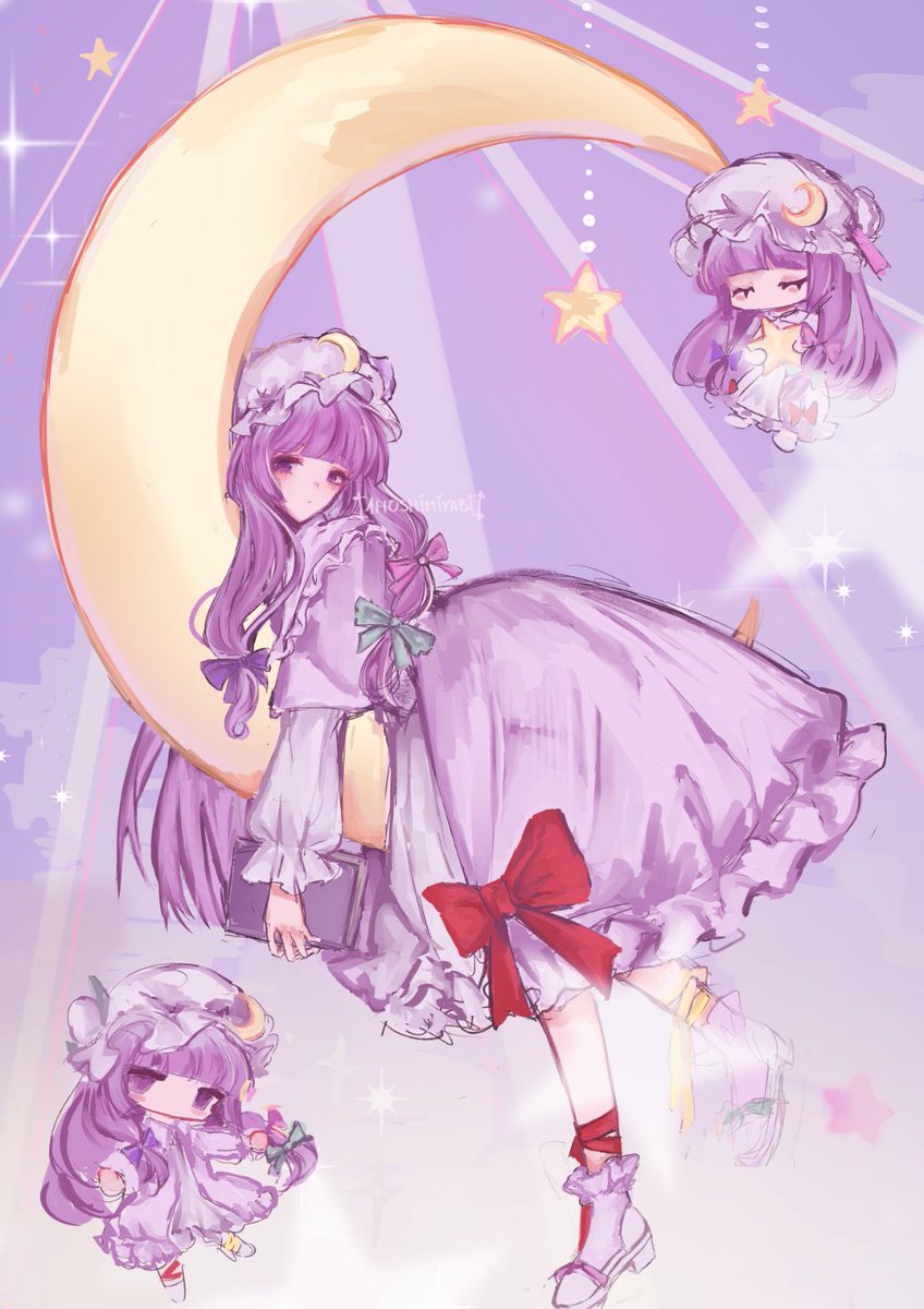 1hoshimiyabi's tweet image. 🌙✨
#東方Project
#暁Records