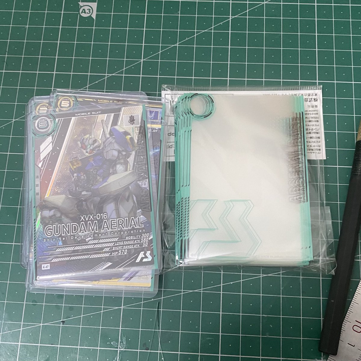 アーセナルベースのオフィシャルスリーブを買ってみた
いい感じ(๑•̀ㅂ•́)و✧