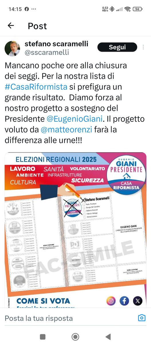 A me pare una chiara violazione del silenzio elettorale, che dite?