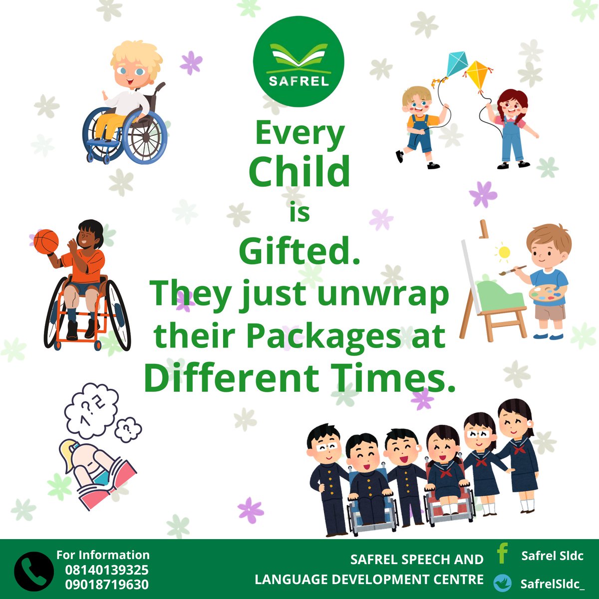 SafrelSldc_'s tweet image. Every child is unique, capable, and full of potential 💚
They bloom at their own time and in their own way 🌱
Let’s celebrate their journey, not compare their pace.
#inclusionforall
#everychildmatters
#speechandlanguagedevelopment