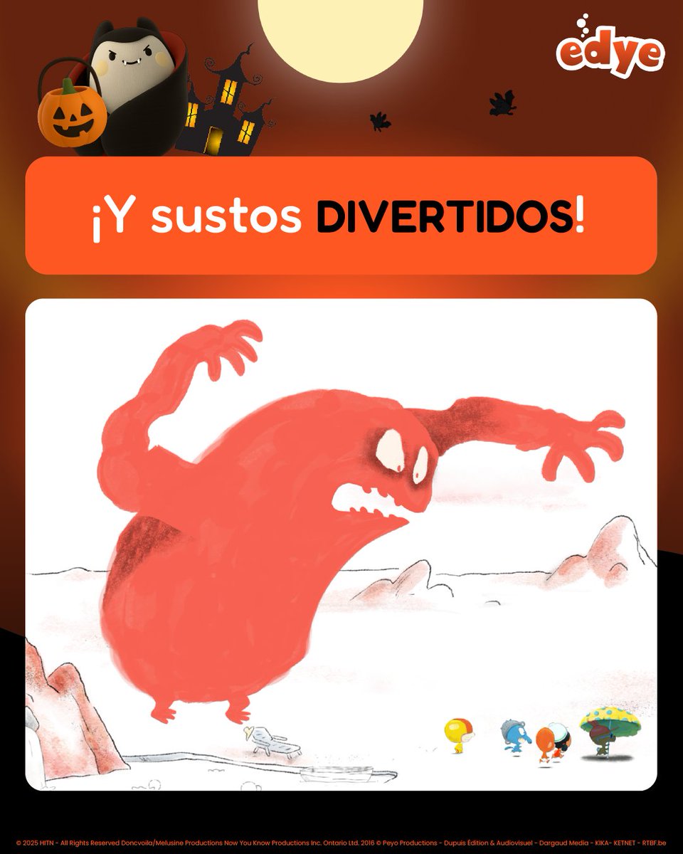 🎃👻 ¡Halloween llega a Edye!

Disfraces, dulces y aventuras con Los Quienqué, Ya lo sabes, Dot y Los Pitufos.

💜 Todo en una playlist especial para disfrutar en familia. 🕷️✨

#Edye #HalloweenEnFamilia #DiversiónEnFamilia #PlaylistEdye