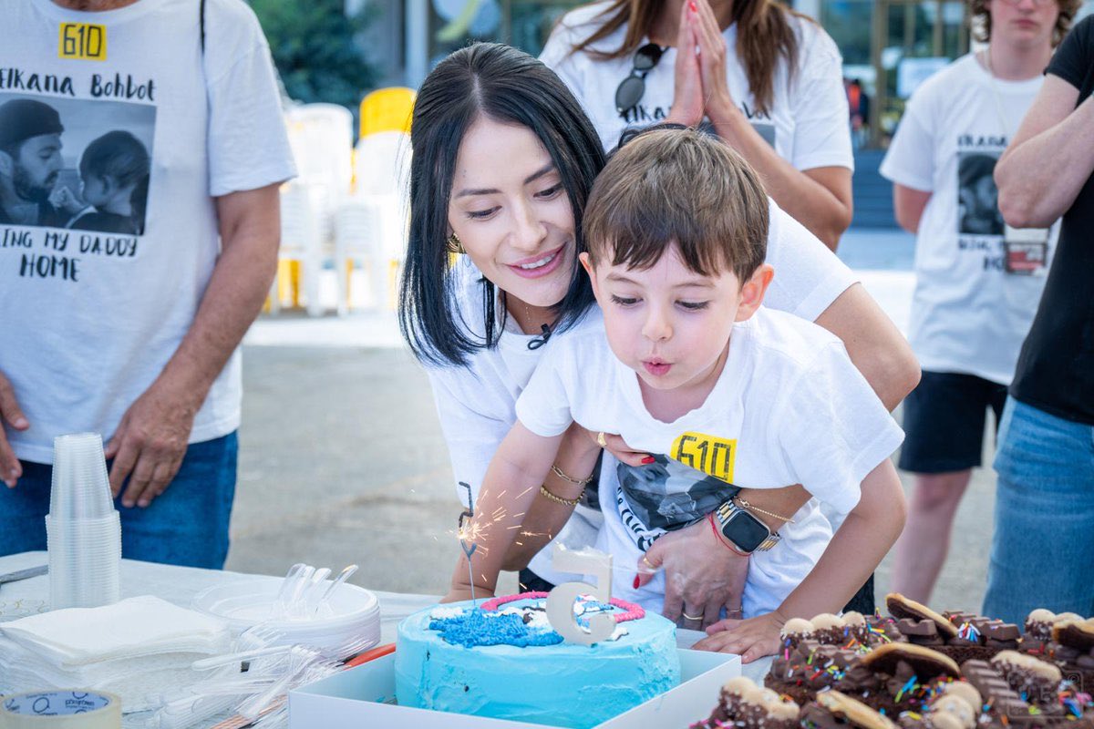 Statement from Rivka Bohbot, wife of Elkana Bohbot:

For two years we waited for this moment—the moment our little family would be whole again. The man who is home to me has finally come back home to me, and most importantly, to Reem. 

Our Reem already turned five, and today he