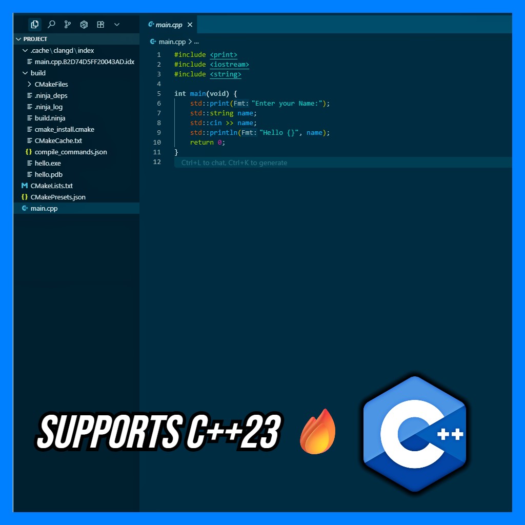 RLeRoux64's tweet image. I finally got LLVM, LLDP DAP, Clangd, CMake and Ninja setup for C++23 development! 🔥

I do plan to add a CMake template to my Clang complier project watch it to stay tuned for updates:
github.com/RLR64/Clang-Ba…
#llvm #cpp #programming