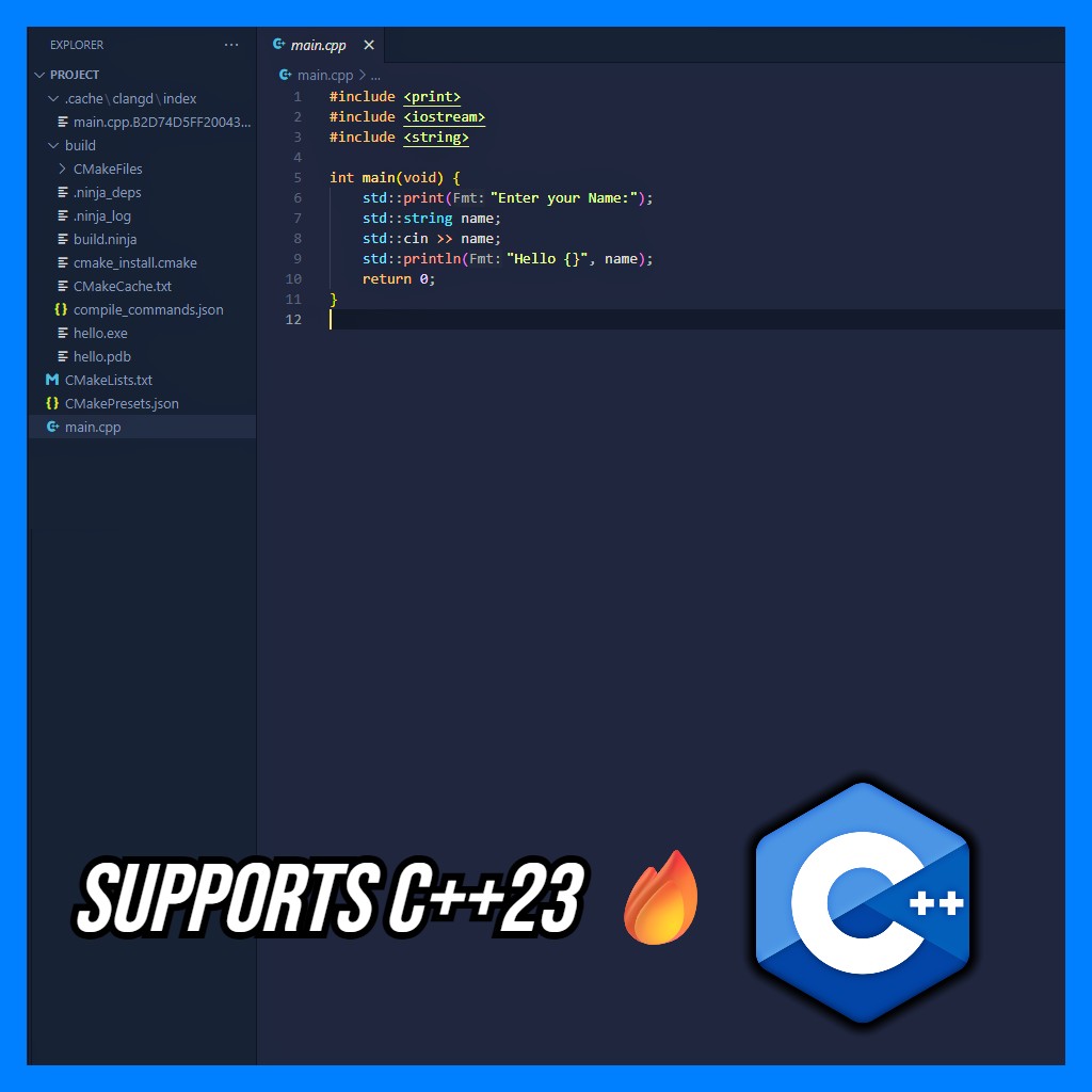 RLeRoux64's tweet image. I finally got LLVM, LLDP DAP, Clangd, CMake and Ninja setup for C++23 development! 🔥

I do plan to add a CMake template to my Clang complier project watch it to stay tuned for updates:
github.com/RLR64/Clang-Ba…
#llvm #cpp #programming