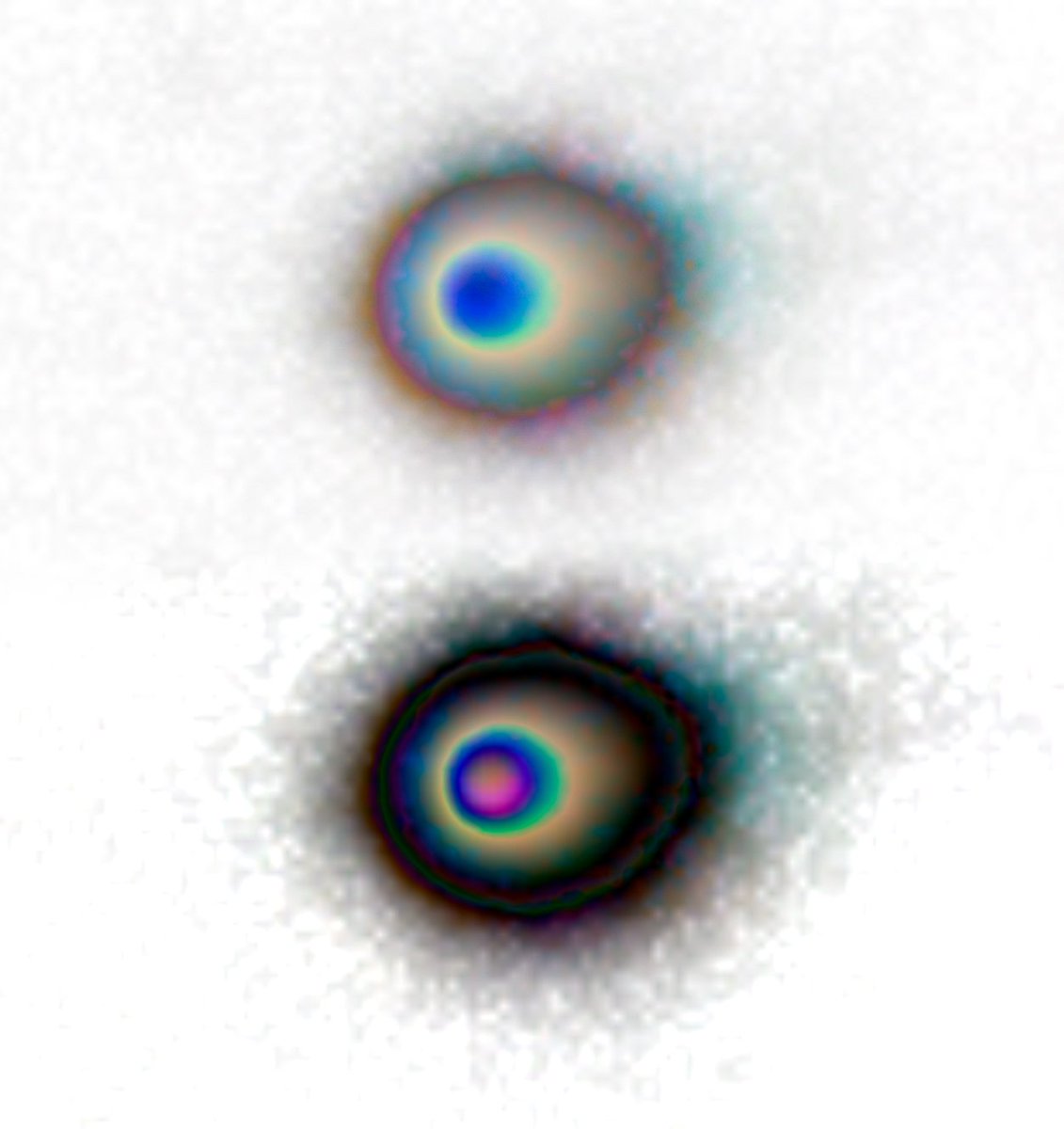 surajit_ghosh2's tweet image. This is a photo of #3IATLAS from the Gemini North Observatory.
I enhanced it and it shows something we’ve never seen before.