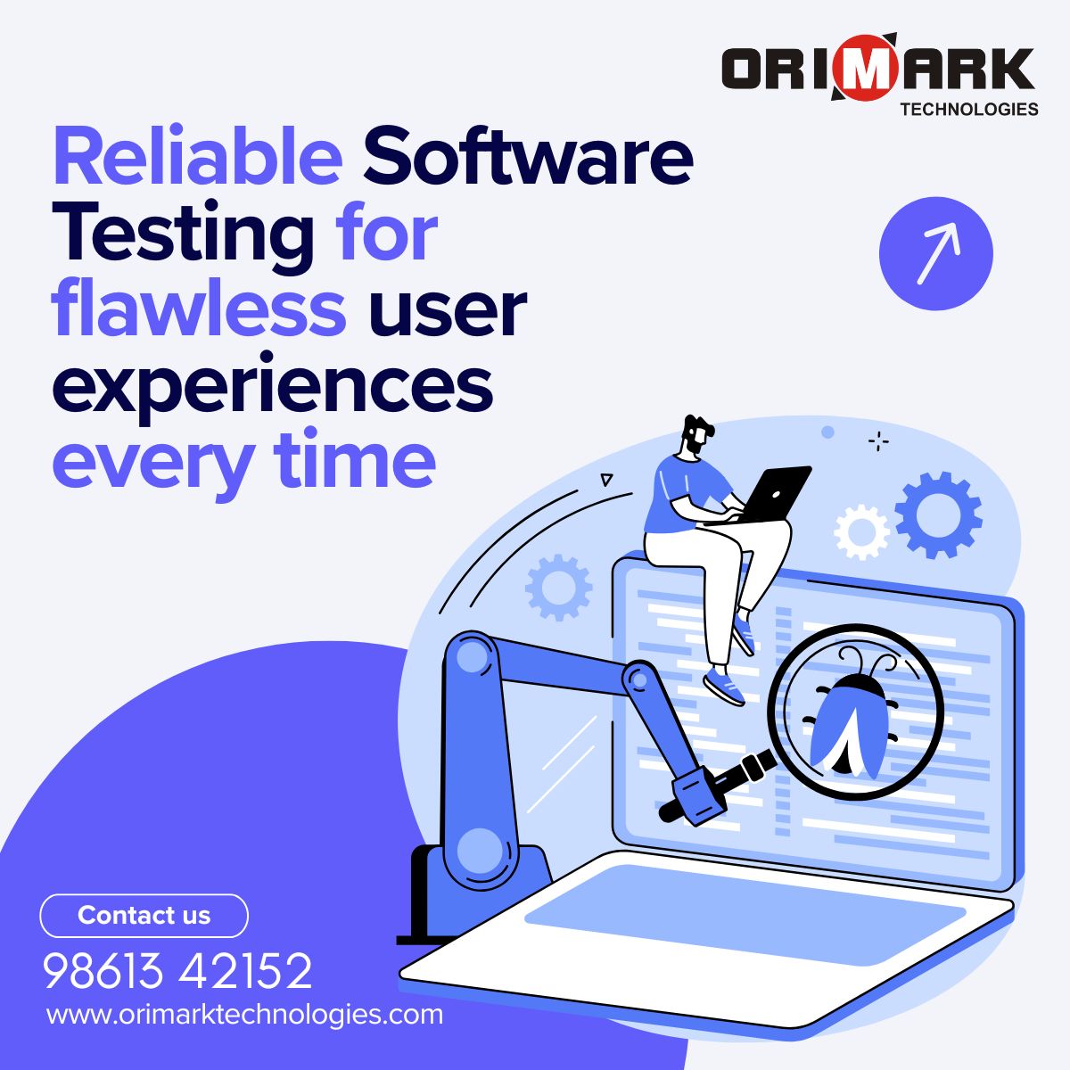 OrimarkTech's tweet image. Perfect your software with precision! #OrimarkTechnologies ensures seamless performance through expert #softwaretestingsolutions. From detecting bugs to improving usability, our QA professionals deliver high-quality user experiences every time.
📞Contact us: 98613 42152!