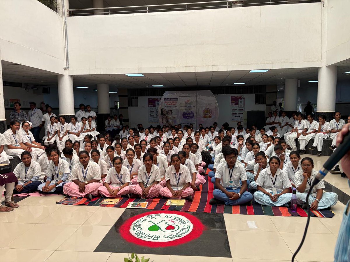 Commission_Dmer's tweet photo. On 10 October 2025 World Mental Health Day celebration done at Government Medical Health College Hospital Jalna #mentalhealth #mentalhealthmatters #MentalHealthAwareness #mentalhealthsupport #mentalhealthwarrior https://t.co/FYK3v0OcP7
