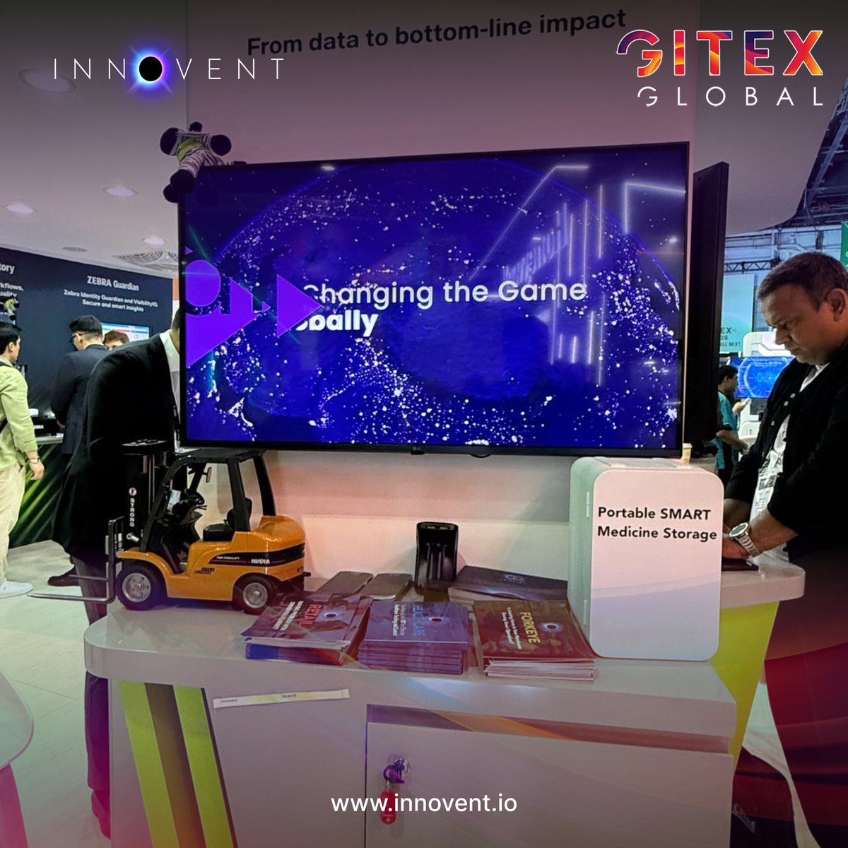 INNOVENTME's tweet photo. Day 1 at @GITEX_GLOBAL  .

GITEX 2025 is live, and so are we .Let’s connect!

📷H5-B2-20 @ZebraTechnology  Pavillion

Book a Meeting : https://t.co/2Sr626EdIa
@honeywell https://t.co/vO3qZxJNXi