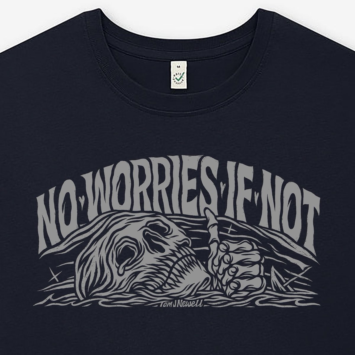 tomjnewell's tweet photo. ‘No Worries’ tee preorder continues.🐸

https://t.co/LgENjNbYO7 https://t.co/94YFStruOS