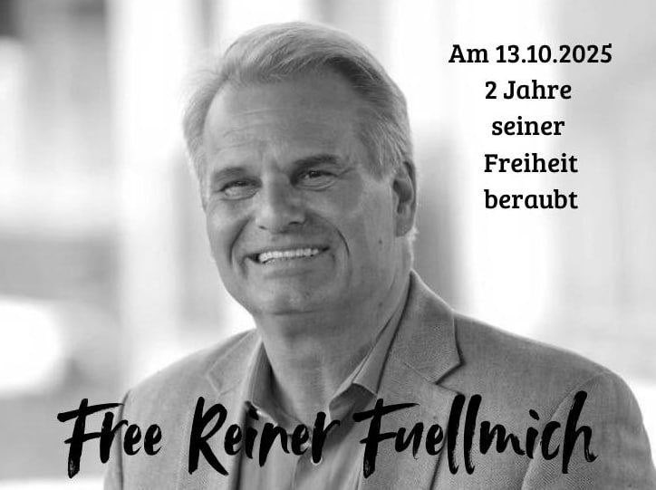 Heute seit 2 Jahren in Untersuchungshaft 🕯️ Dr. Reiner Füllmich!