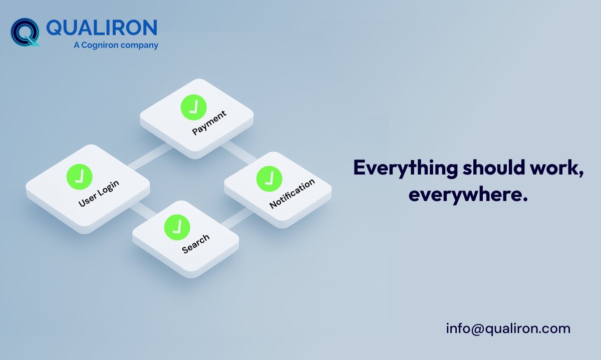 qualiron's tweet image. Functional Testing ensures every feature works as expected across all scenarios.
Qualiron blends manual and automated testing to catch defects, validate workflows, and ensure stability—building user trust and driving confident growth.
#FunctionalTesting #Qualiron #BusinessLogic