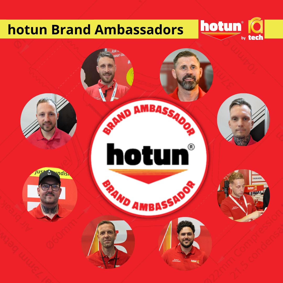 That feeling you get when you have so many Brand Ambassadors for hotun, you’re able to create an official logo! If you fancy becoming a #hotun Brand Ambassador or to read more about our fantastic #BrandAmbassadors take a look here: bit.ly/45Zva34 

#PlumbingPros