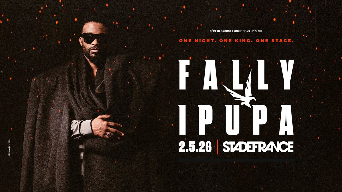 🦅Avis à tous les Warriors ! <a href="/fallyipupa01/">Fally Ipupa</a> sera au Stade de France pour un concert historique le 2 mai 2026, ne tardez pas à réserver :
🎟️ bit.ly/3WqzDqm