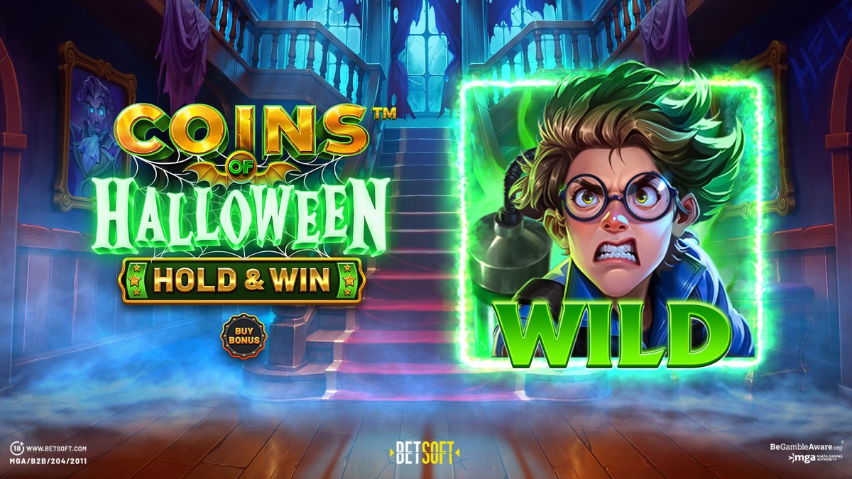 COINS OF HALLOWEEN – HOLD &amp; WIN™️ is almost here!🎃
Meet the mischievous WILD 👻 on all 3 reels, bringing spooky surprises and twists at every turn. 💀🕸️

PLAY DEMO 🎰 loom.ly/62akprI

🔞 BeGambleAware.org

#ComingSoon #3DaysToGo #HoldAndWin #Slot #iGaming #Betsoft