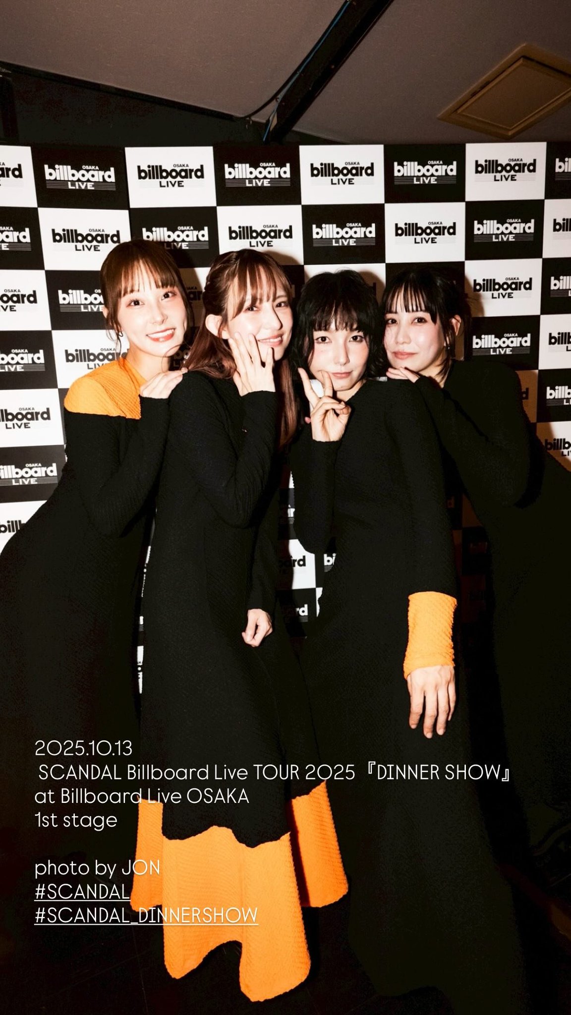 SCANDAL　LIVE写真 SCANDAL Billboard Live TOUR 2025『DINNER SHOW』 商品