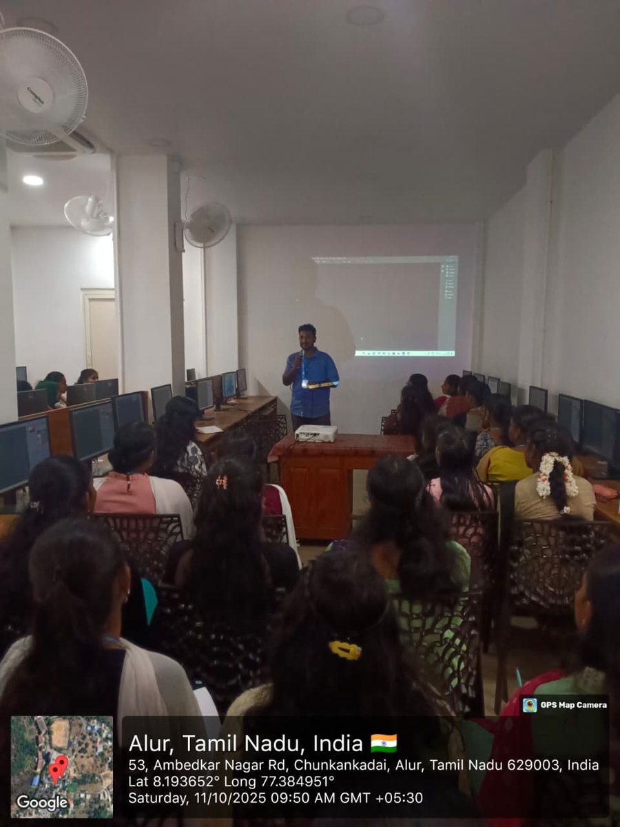 stxaviersmedia's tweet image. ISTE &amp;amp; XACA organized a workshop “Innovative Visuals for Innovative Minds” on 11.10.2025 for MCA students.
Mr. A. L. Ajith Leon led an inspiring hands-on Photoshop session—students showcased their creativity!
#ISTE #XACA #MCA #Photoshop #Creativity #Innovation