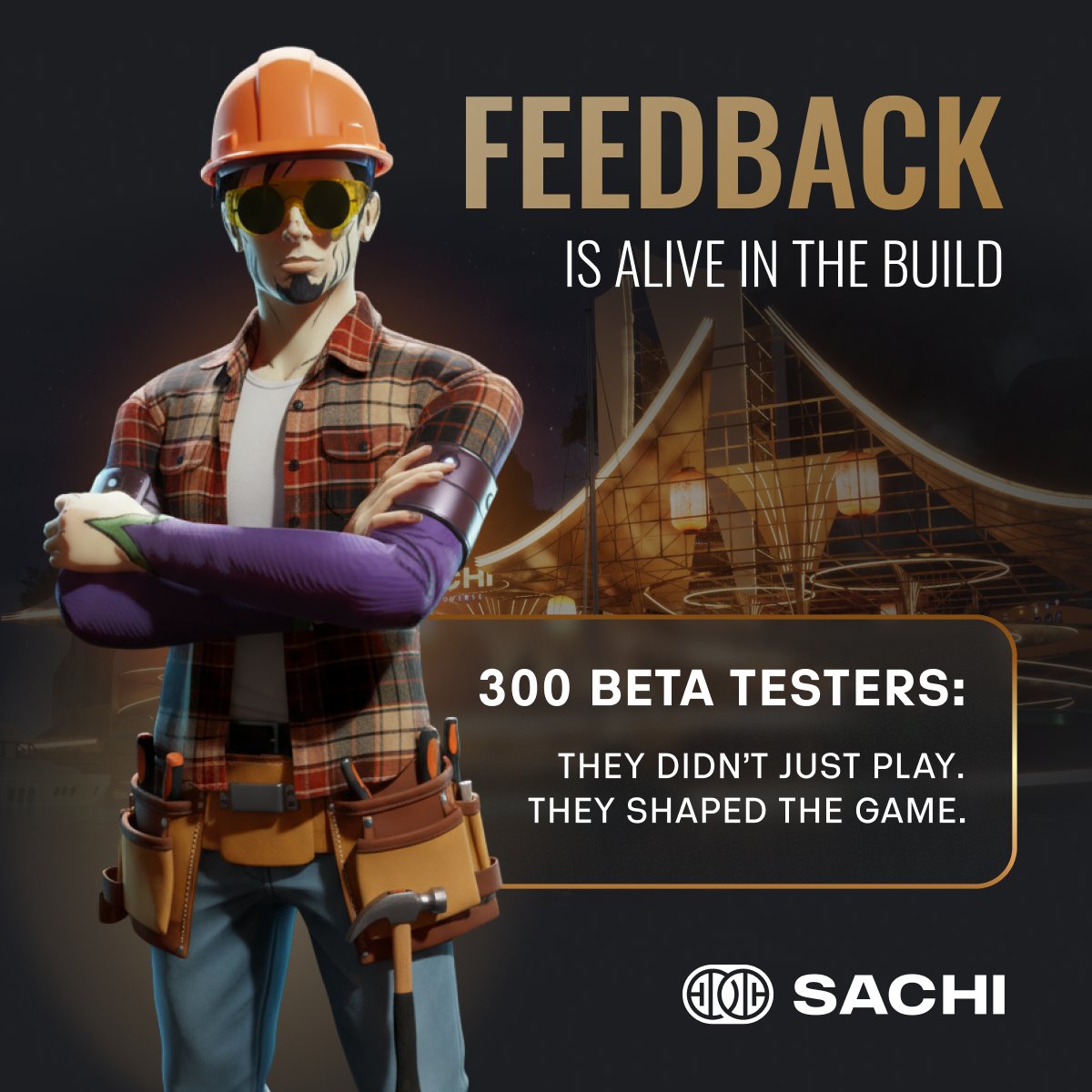 🌍 300 beta testers from Europe &amp; Asia stepped into the SACHIverse during our beta launch, and they didn’t just play, they shaped the game. 

From bug fixes to feature tweaks, their feedback is already alive in the build. 🛠️

And this was just the start… Something even bigger is