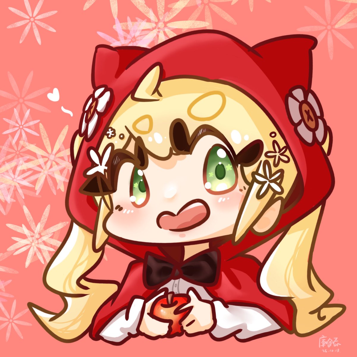 小紅帽很可愛🍎👍
#蘋安喜樂