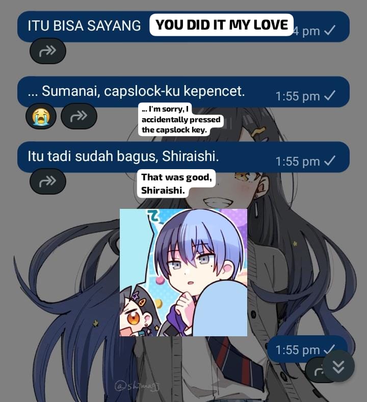 vividspringtime's tweet photo. today's random ☕🎧 ... trying to roleplay as toya when my gf (whom i love the most) is roleplaying as anchan (my all time favorite character) is really funny. i kept accidentally going ooc because of how excited i'm getting https://t.co/flGXlExw4r