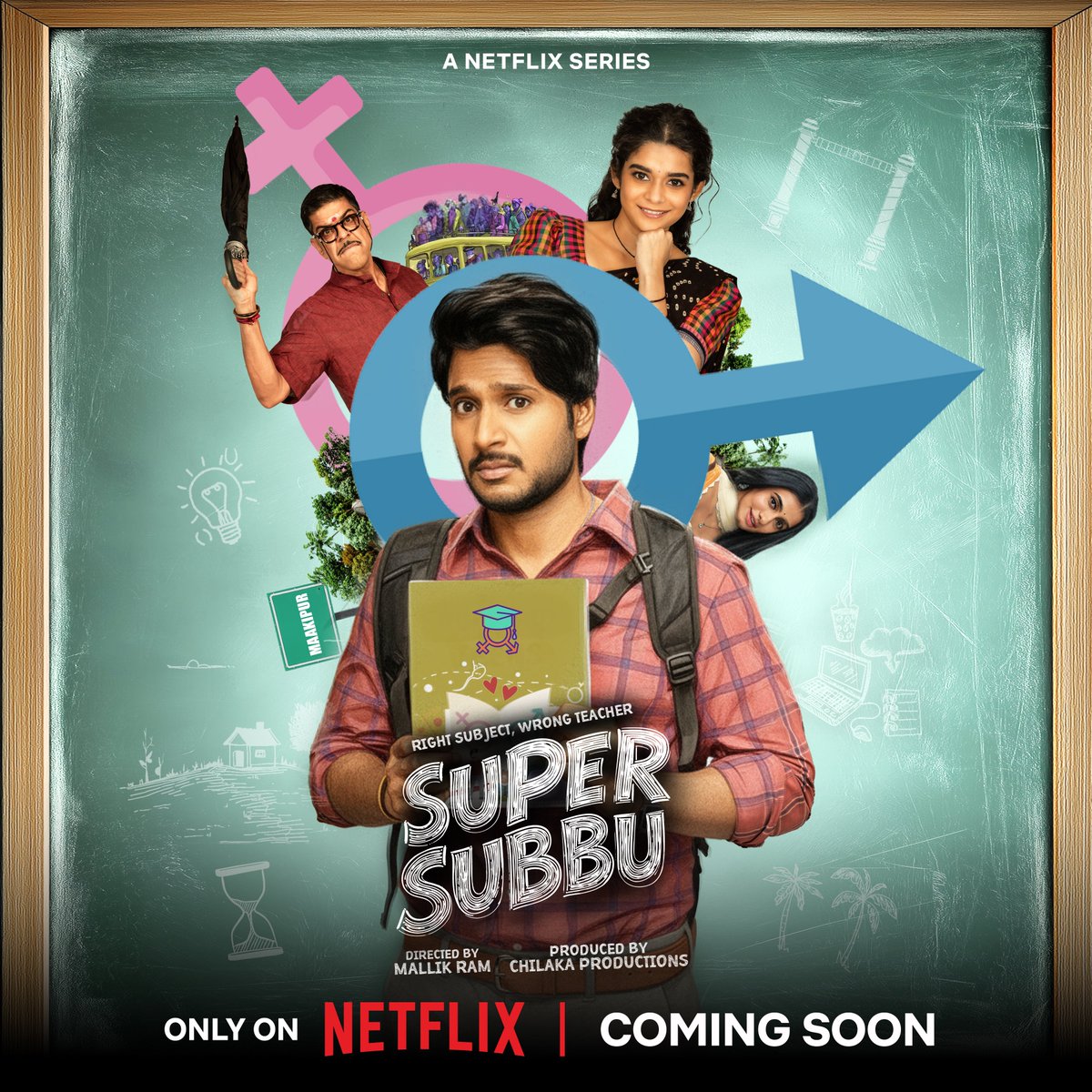 Idhi meeru ippati varku nerchukoni oka chapter.. Are you ready? 😉📷Watch Super Subbu, coming soon, only on Netflix.  

#SuperSubbuOnNetflix

<a href="/sundeepkishan/">Sundeep Kishan</a>
<a href="/mipalkar/">Mithila Palkar</a> 
@maanasa_chou
@mallikram99
<a href="/getupsrinu3/">GETUPSRINU</a>
<a href="/blaxmipati/">Bharath Laxmipati</a>
@rajivchilaka
#Jeevan #AJAron #Chandrika