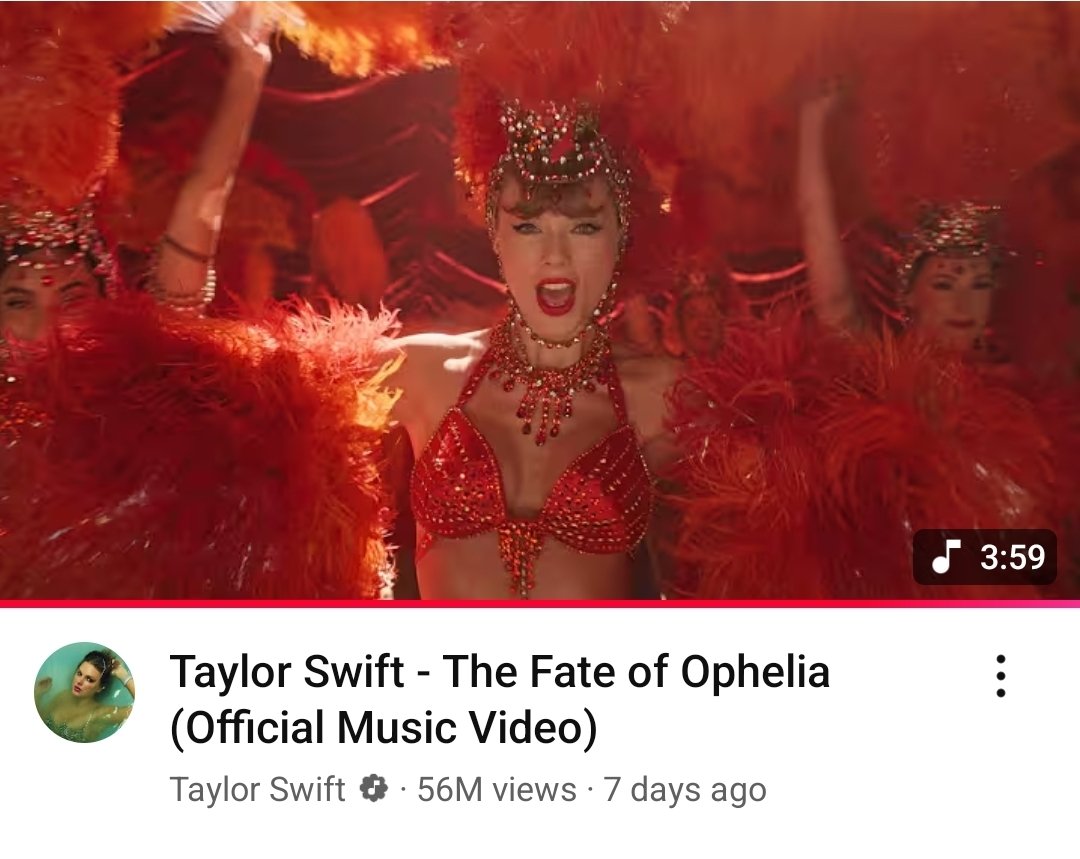 Moonlightswift9's tweet image. Do you feel bored? Just watch The Fate of Ophelia MV 😊

youtu.be/ko70cExuzZM?si…